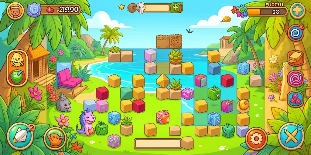 Screenshot 1: Tampilan antarmuka permainan yang menarik.
