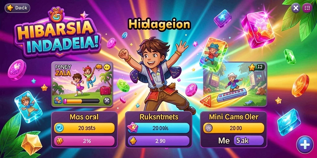 Tampilan antarmuka yang sederhana dan menarik.