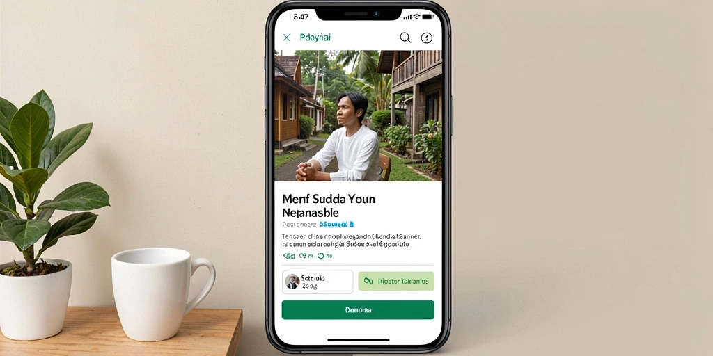 Tampilan awal yang menarik dan penuh warna.