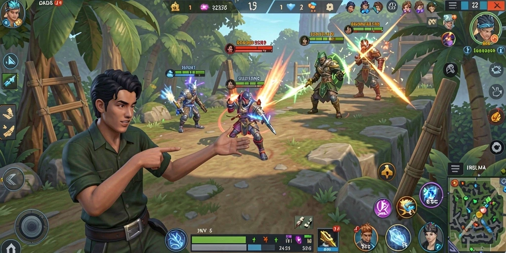 Tampilan antarmuka IDAGAME yang menarik dan bersih.