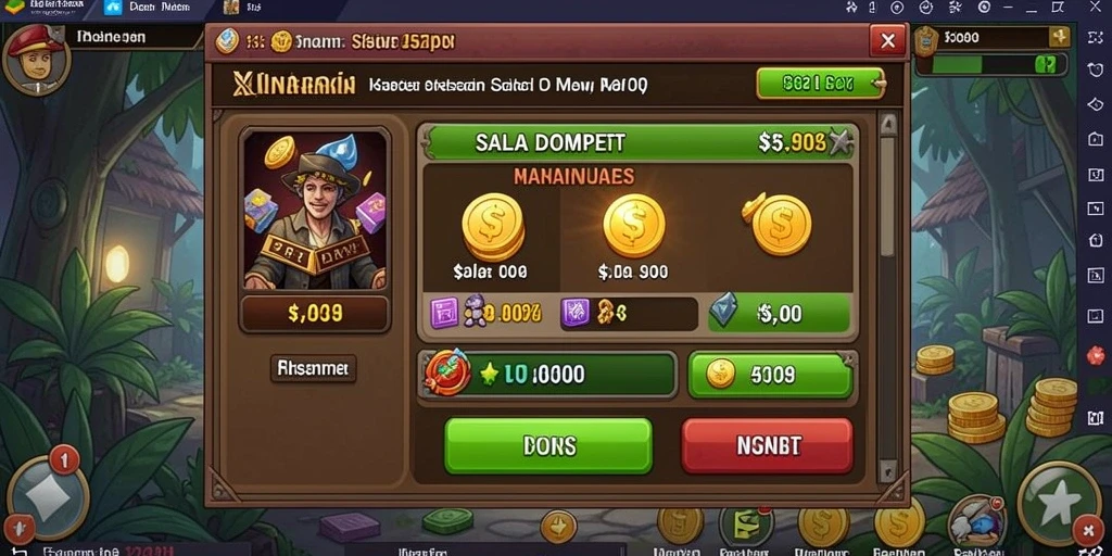 Tampilan mesin slot yang menarik dan berwarna-warni.