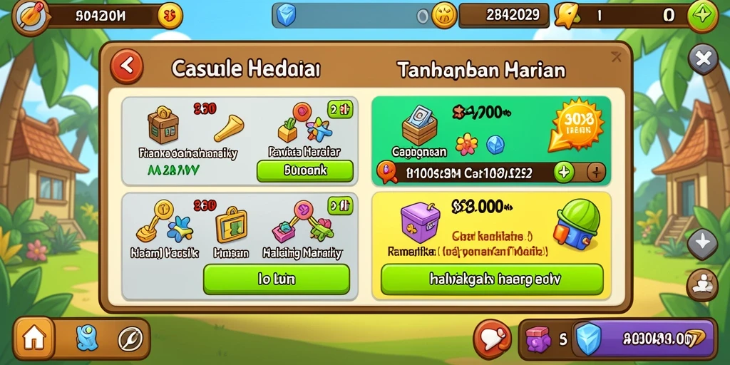 Tampilan utama KOBOISLOT yang menarik.
