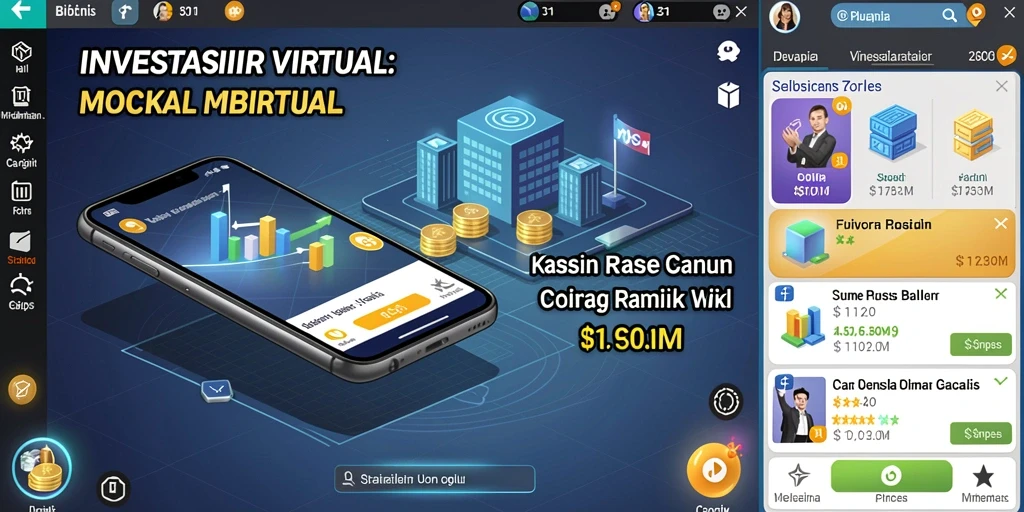 Tampilan menu utama yang menarik dan mudah dinavigasi.