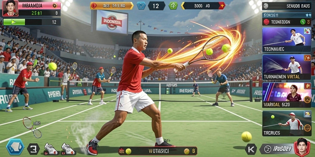 Screenshot menampilkan tampilan antarmuka permainan yang menarik.