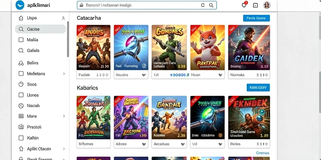 Tampilan awal yang memikat untuk petualangan.