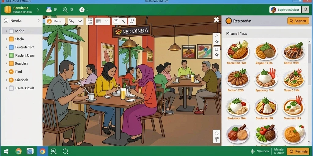 Tampilan antarmuka yang modern dan intuitif.