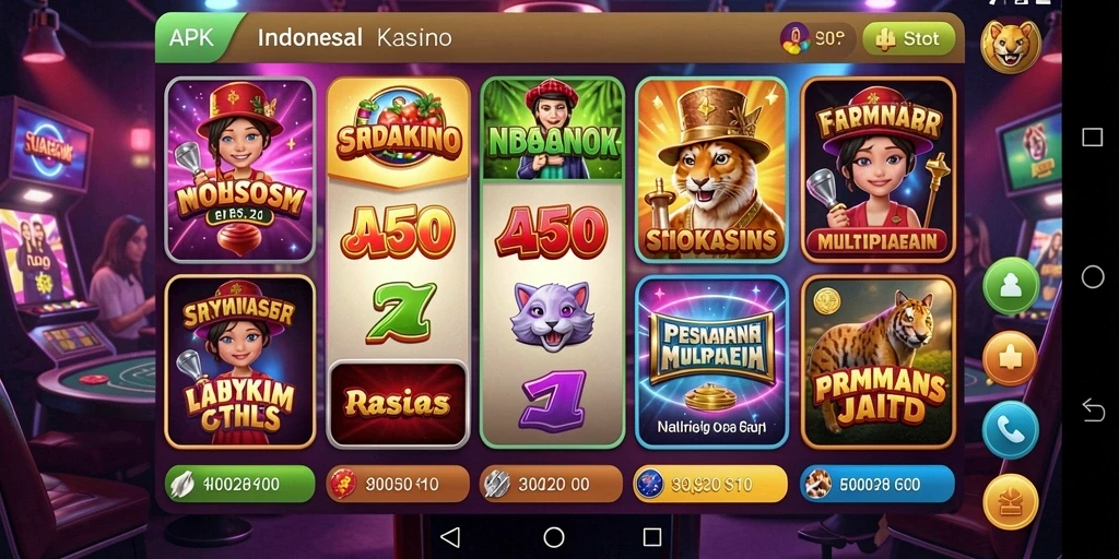Tampilan antarmuka V98 yang menarik dan mudah dinavigasi.