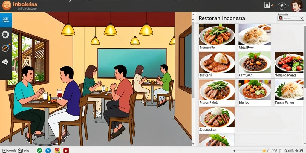 Tampilan antarmuka yang user-friendly dan menarik.